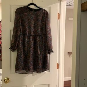 Shimmery Ann Taylor Loft Baby doll dress